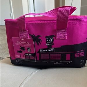 Trader Joe's Pink Insulated Bag